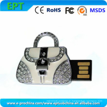 Femme Sac Shape Flash USB personnalisé pour la promotion (EM617)